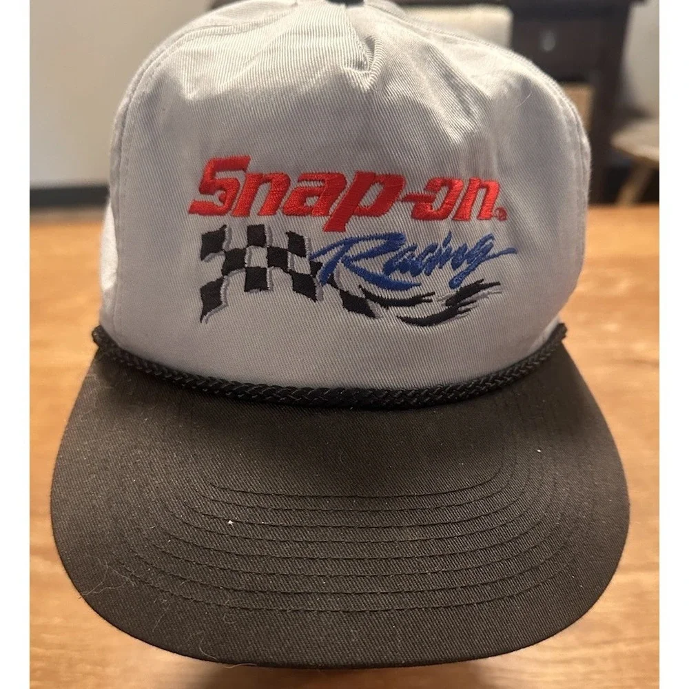 Vintage Snap On Racing Hat Cap Snapback